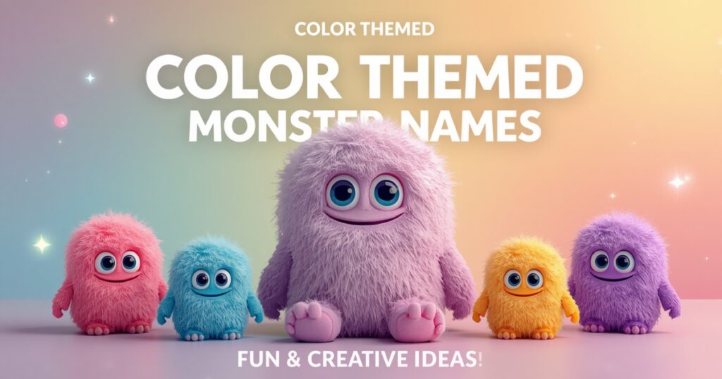 Unique Cute Monster Names