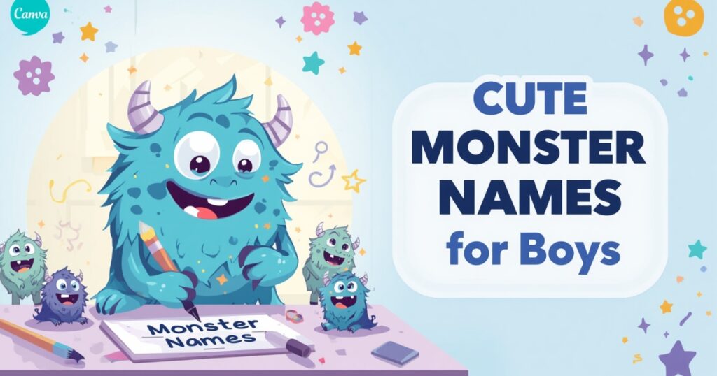 Cute Monster Names for Boys 
