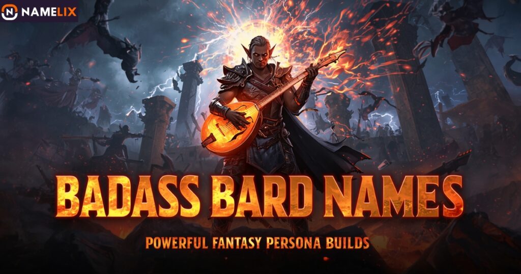 Badass Bard Names for Powerful Fantasy Personas