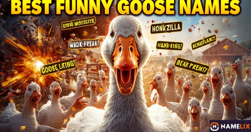 Best Funny Goose Names 
