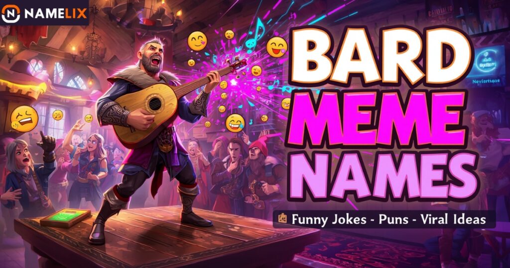 Funny Bard Names Meme, Jokes & Pun-Based Ideas 