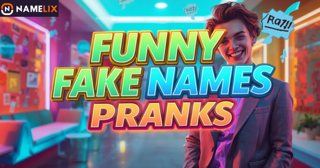 Funny Fake Names for Pranks