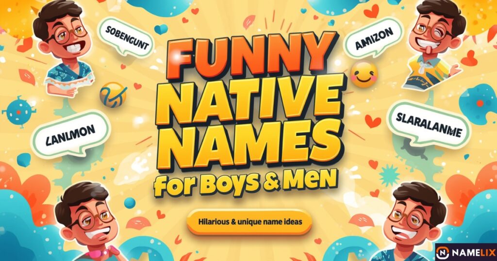 Funny Native Names for Boys & Men