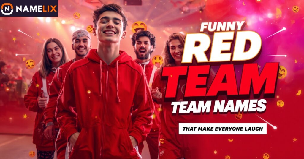 Funny Red Team Names That Make Everyone Laugh