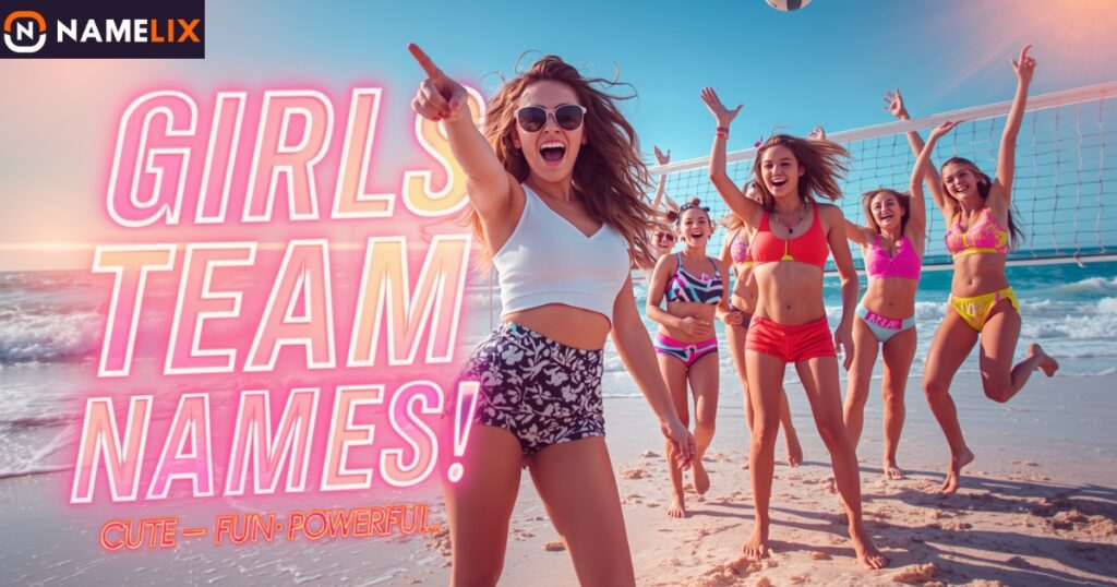 Girls Beach Volleyball Team Names