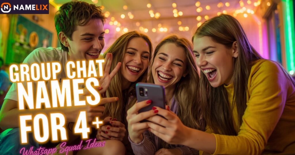 WhatsApp Group Names for 4 People 