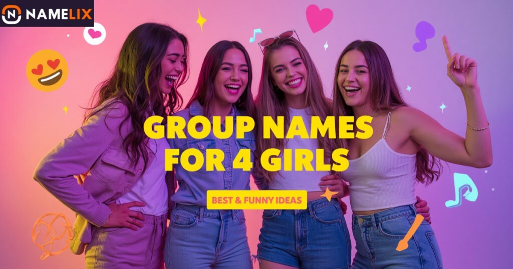 Girls Group Names for 4 People 