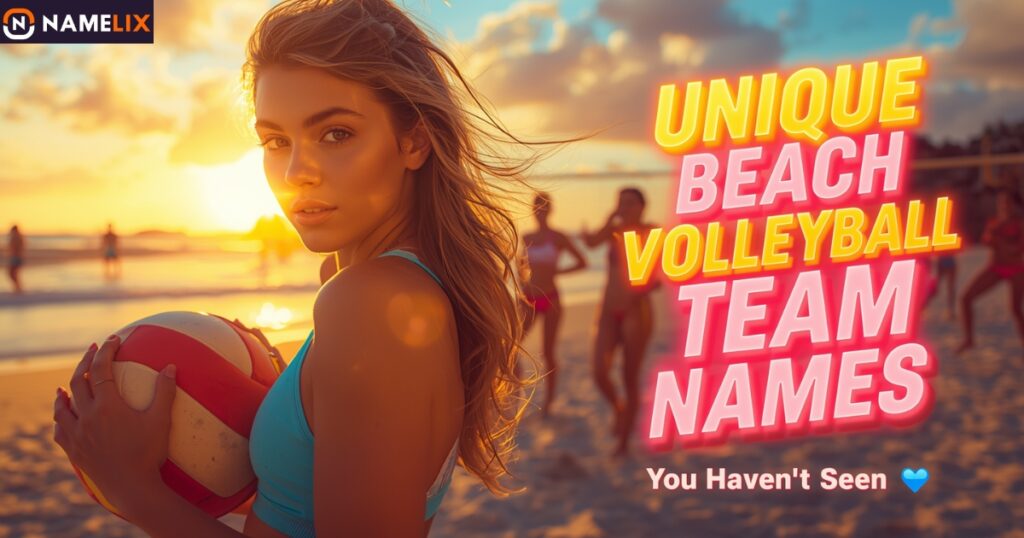 Unique Beach Volleyball Team Names You Haven’t Seen