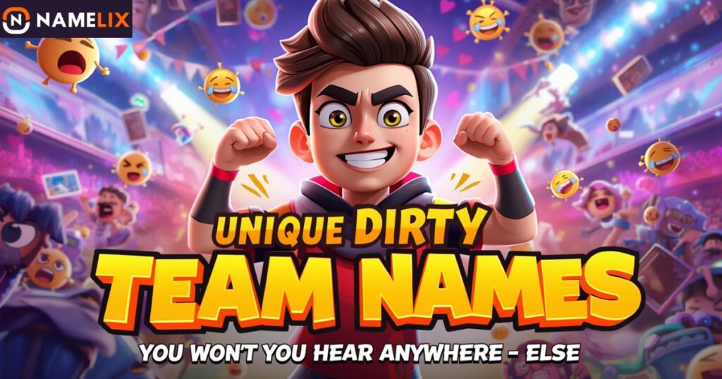 Unique Dirty Team Names You Won’t Hear Anywhere Else