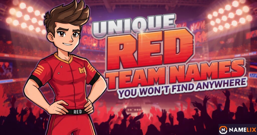 Unique Red Team Names You Won’t Find Anywhere