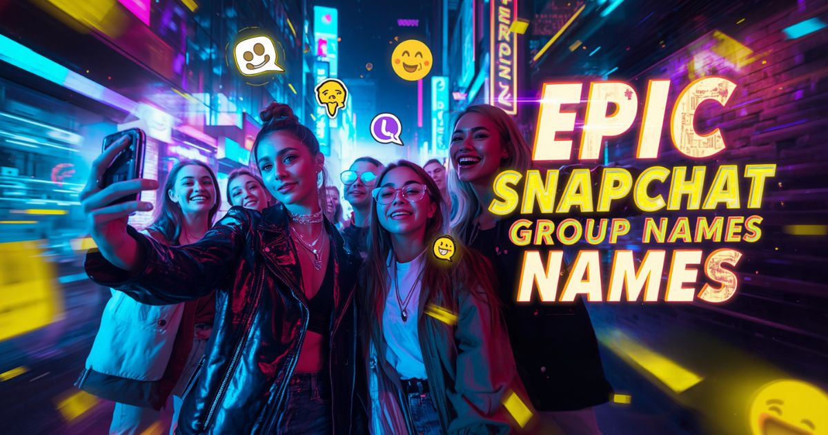 275+ Epic Snapchat Group Names: Funny & Catchy Ideas for 2026