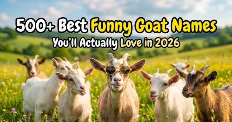 500+ Best Funny Goat Names You'll Actually Love in 2026