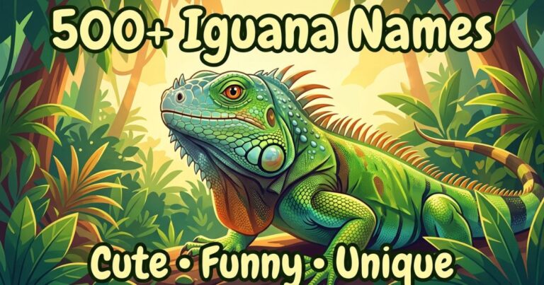 500+ Best Iguana Names: Cute, Funny & Unique Ideas