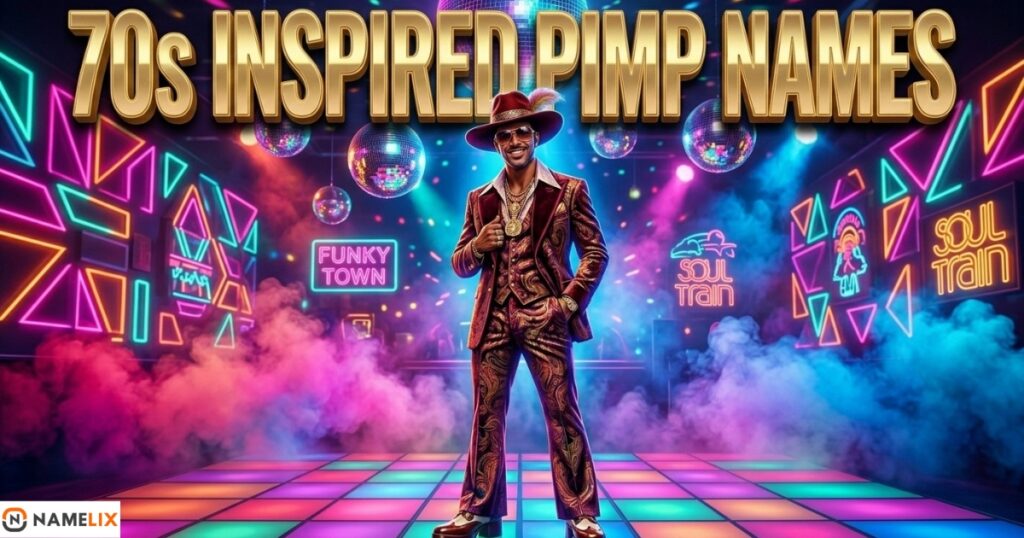 70s Inspired Pimp Names