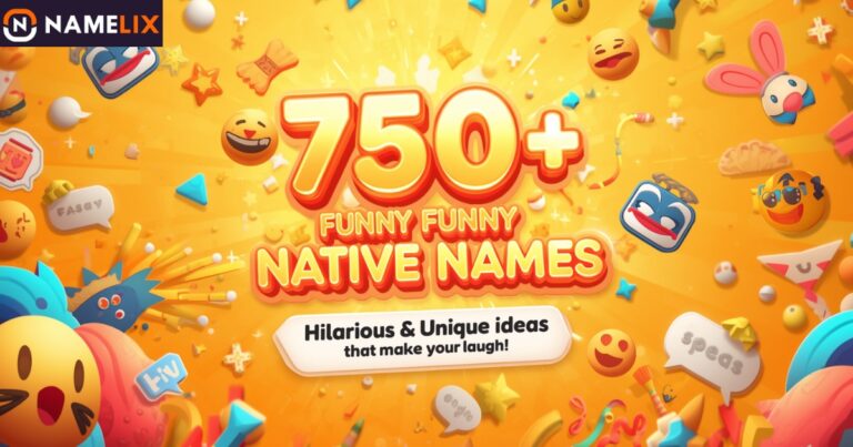 750+ Funny Native Names That Are Hilarious & Unique