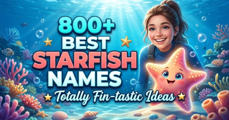 800+ Best Starfish Names That Are Totally Fin-tastic