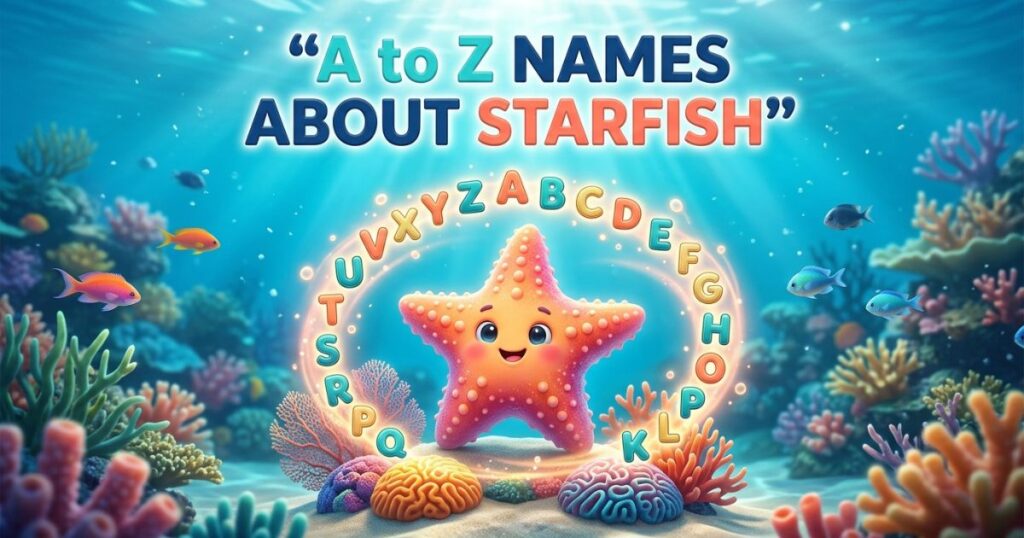 A to Z Starfish Names