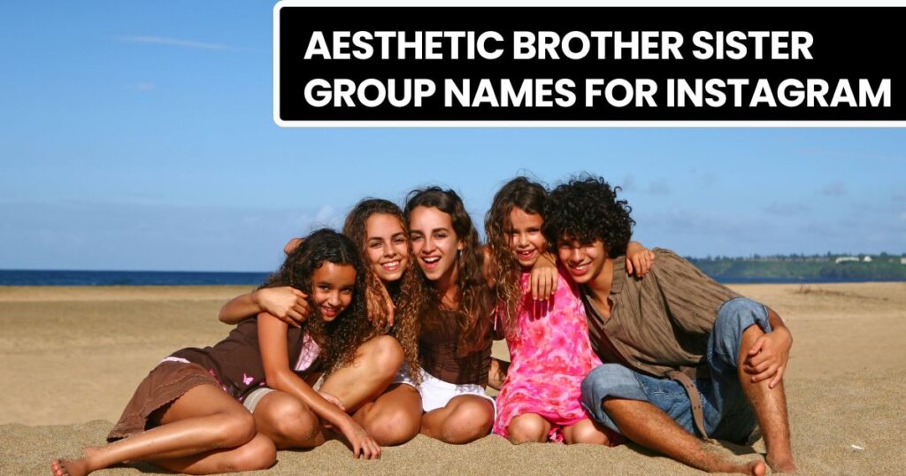 Aesthetic Brother Sister Group Names for Instagram