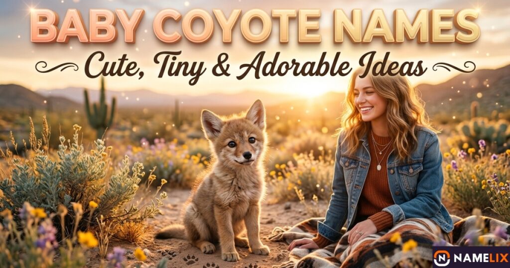 Baby Coyote Names (Cute & Soft Ideas)