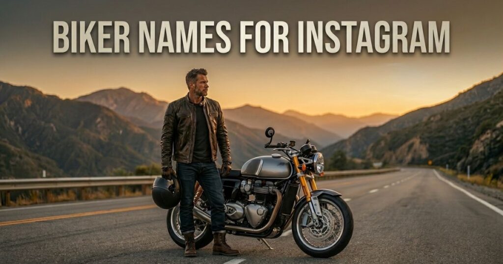 Biker Names for Instagram