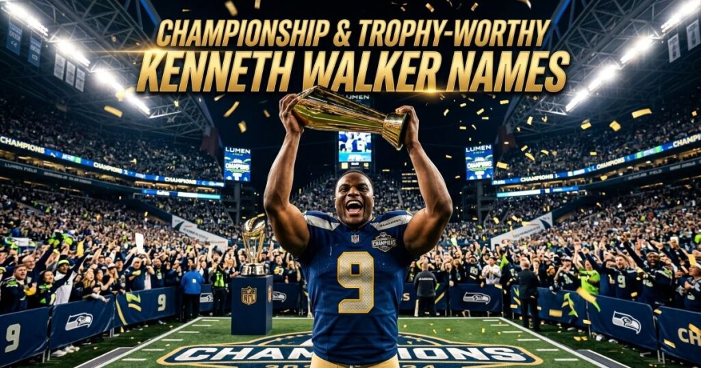 Championship & Trophy-Worthy Kenneth Walker Names