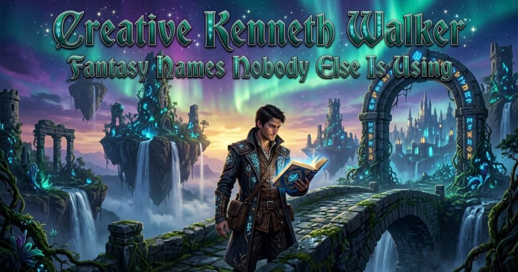Creative Kenneth Walker Fantasy Names Nobody Else Is Using
