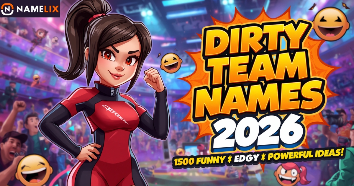 Dirty Team Names Ultimate 1500 Guide – Funny, Edgy & Powerful Ideas 2026