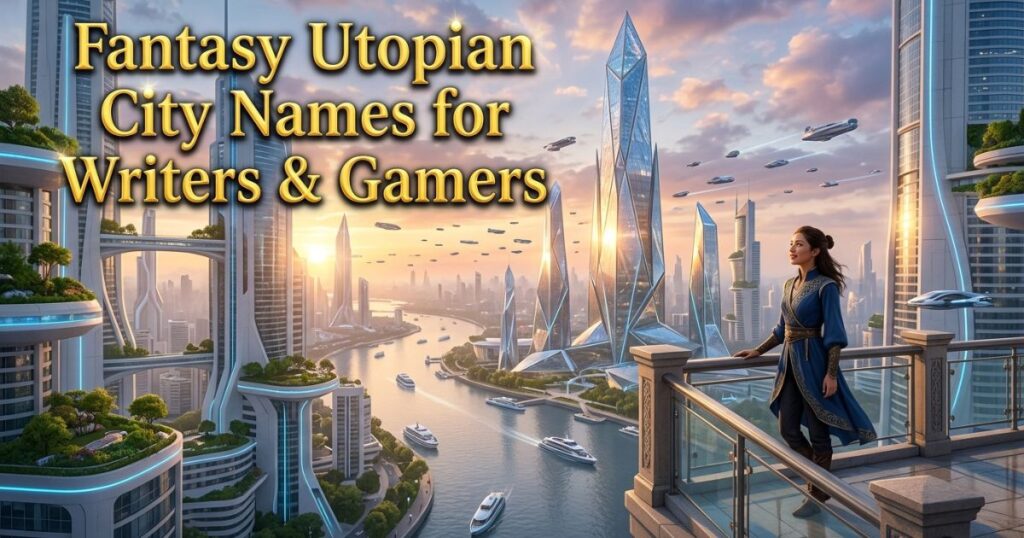Fantasy Utopian City Names for Writers & Gamers