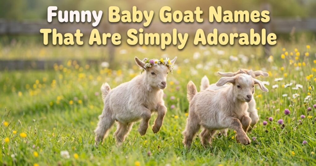 Funny Baby Goat Names That Are Simply Adorable