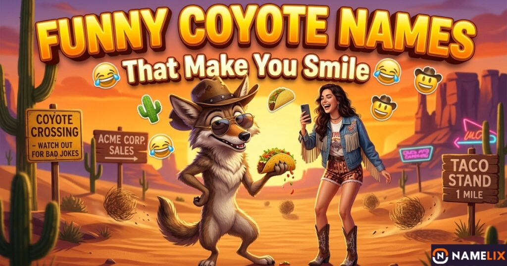 Funny Coyote Names That Make You Smile