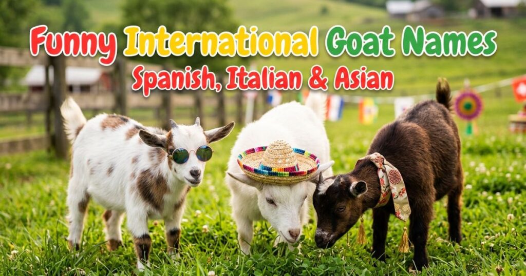 Funny International Goat Names — Spanish, Italian & Asian