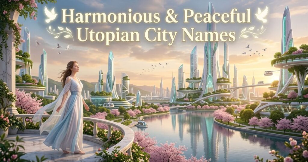 Harmonious & Peaceful  Utopian City Names