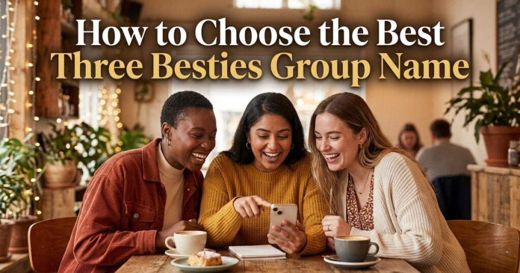How to Choose the Best Three Besties Group Name