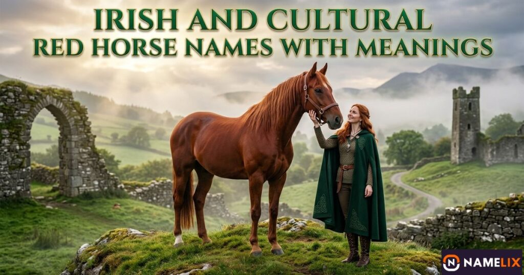 Irish and Cultural Red Horse Names With Meanings