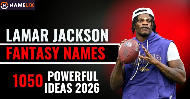 Lamar Jackson Fantasy Names 2026 | 1050+ Powerful Ideas
