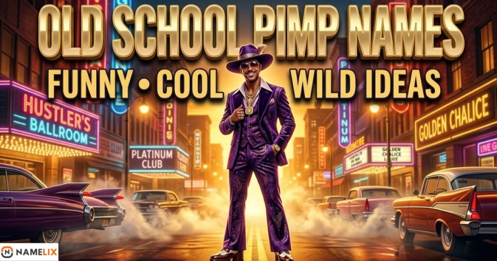 Old School Pimp Names