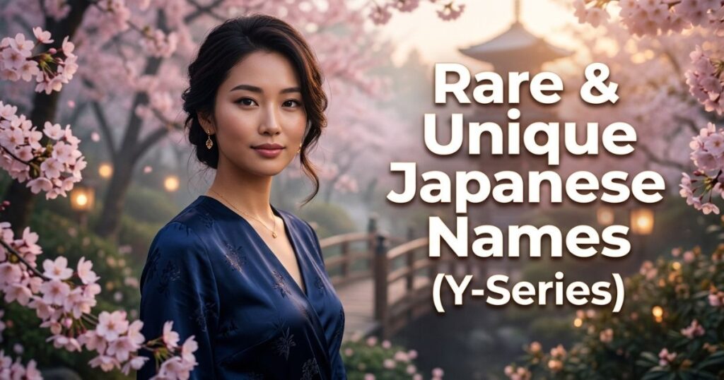 Rare and Unique Japanese Names (Y-Series)