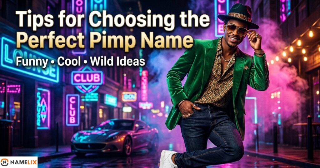 Tips for Choosing the Perfect Pimp Name