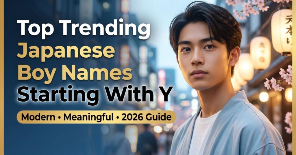 Top Trending Japanese Boy Names Starting With Y