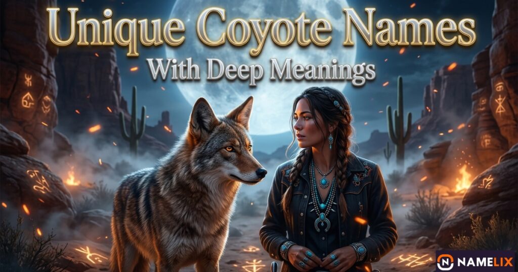Unique Coyote Names With Deep Meanings
