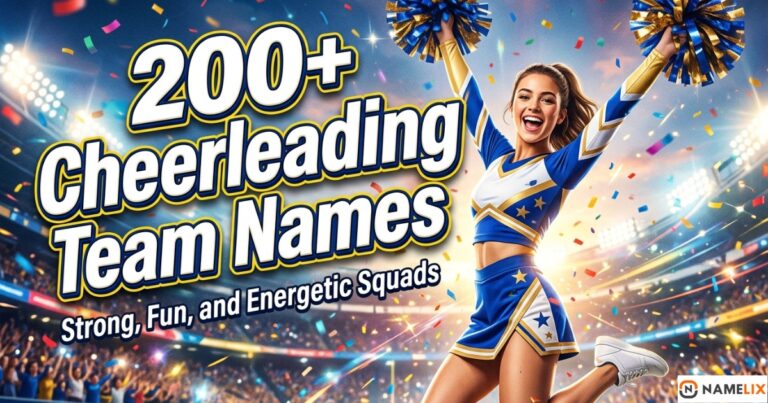 200+ Cheerleading Team Names for Strong, Fun, and Energetic Squads