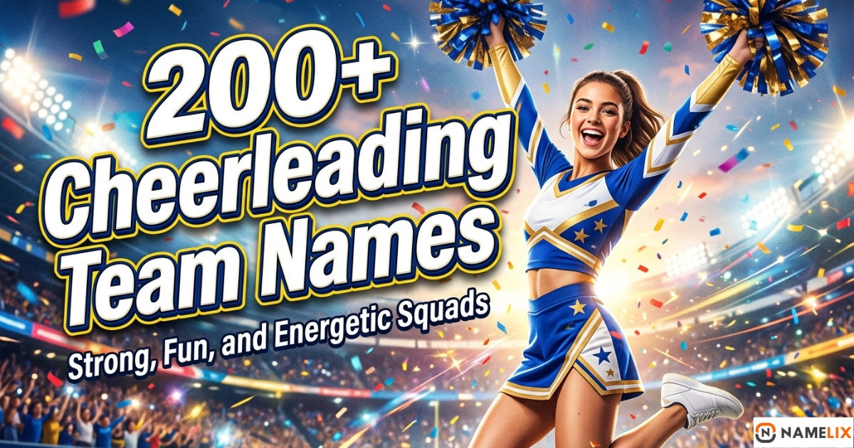 200+ Cheerleading Team Names for Strong, Fun, and Energetic Squads