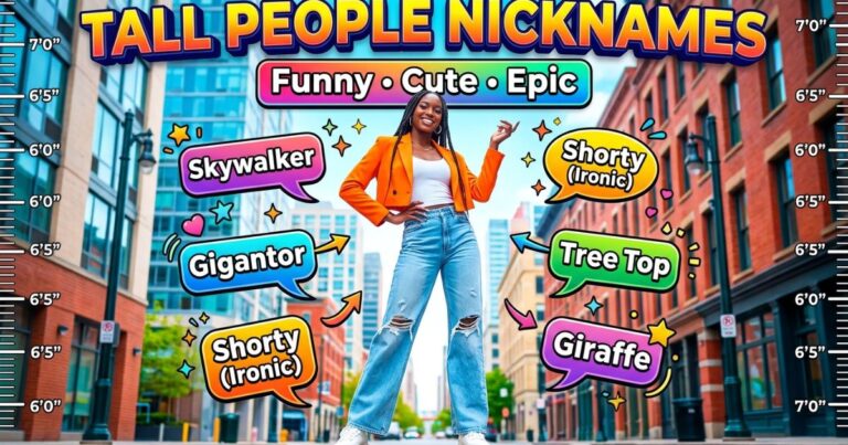 350 Epic Nicknames for Tall People: Funny & Cute