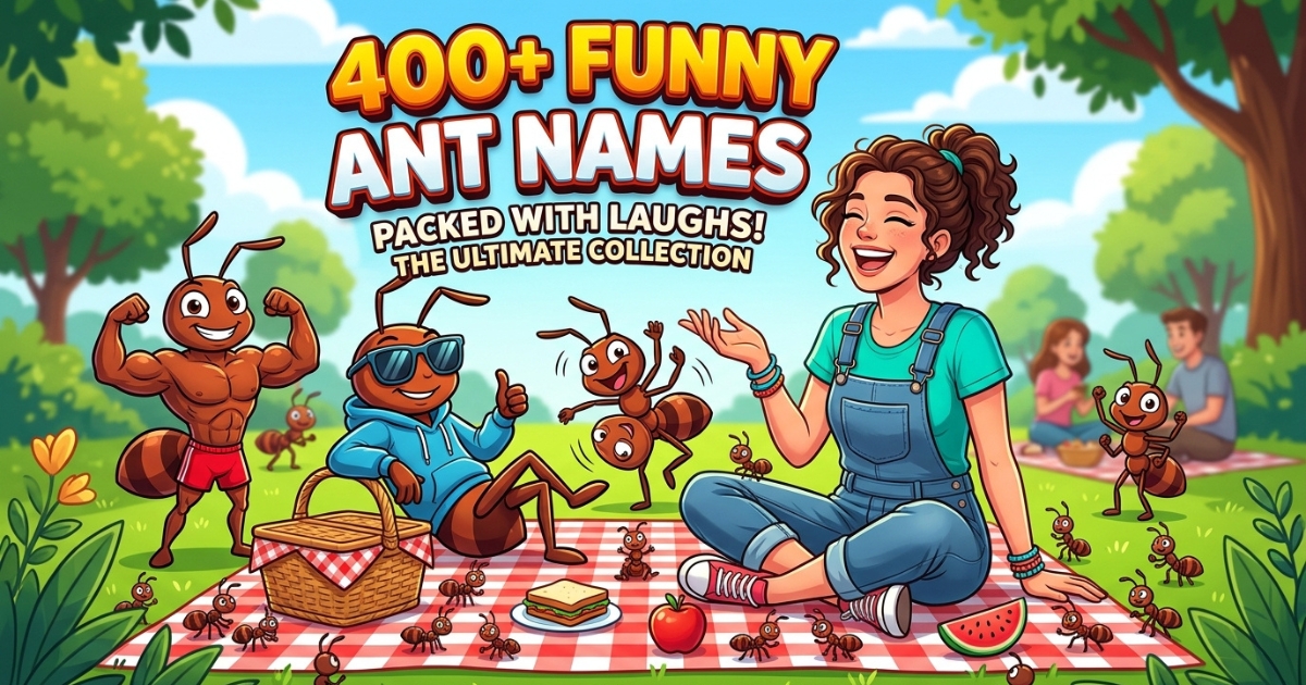 400+ Funny Ant Names Packed With Laughs