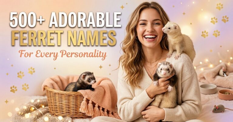 500+ Adorable Ferret Names for Every Personality