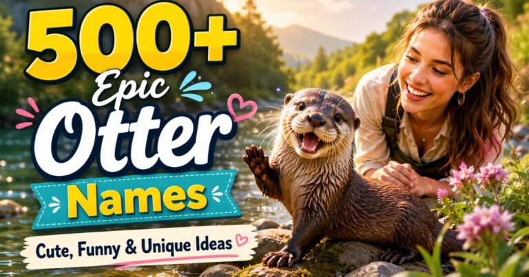 500+ Epic Otter Names: Cute, Funny & Unique Ideas