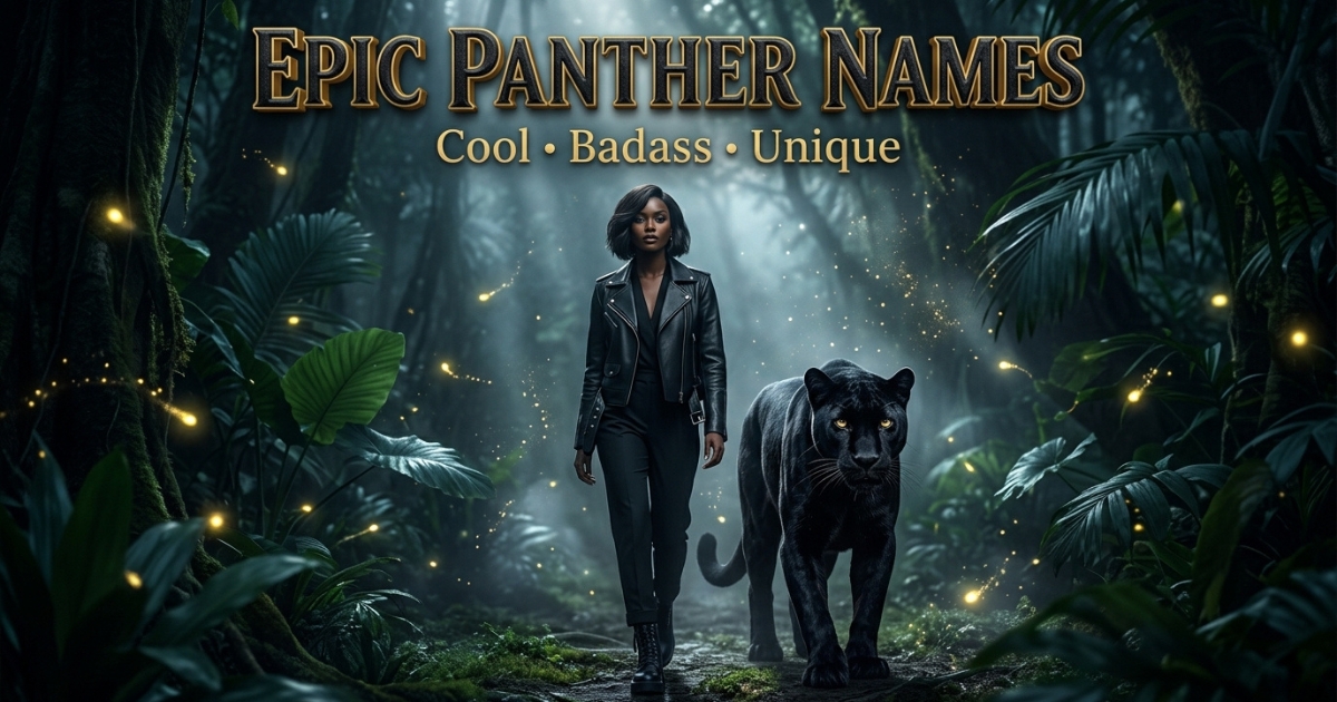 600+ Epic Panther Names: Cool, Badass & Unique Ideas