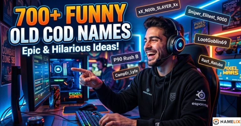 700+ Funny Old COD Names: Epic & Hilarious Ideas