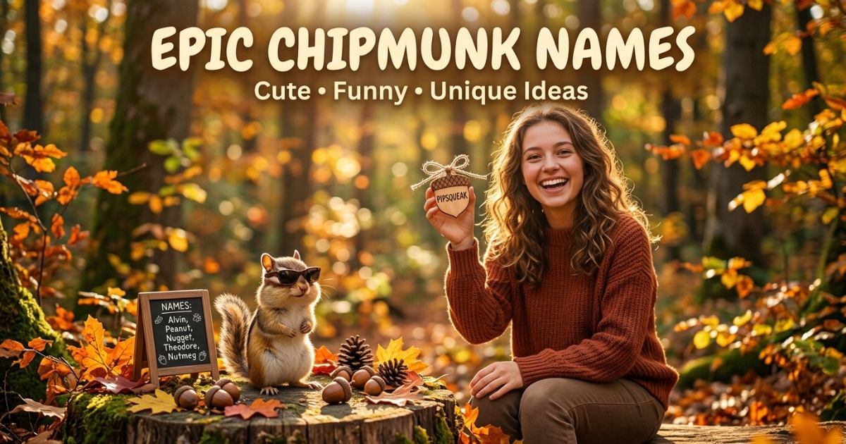 800+ Epic Chipmunk Names: Cute, Funny & Unique