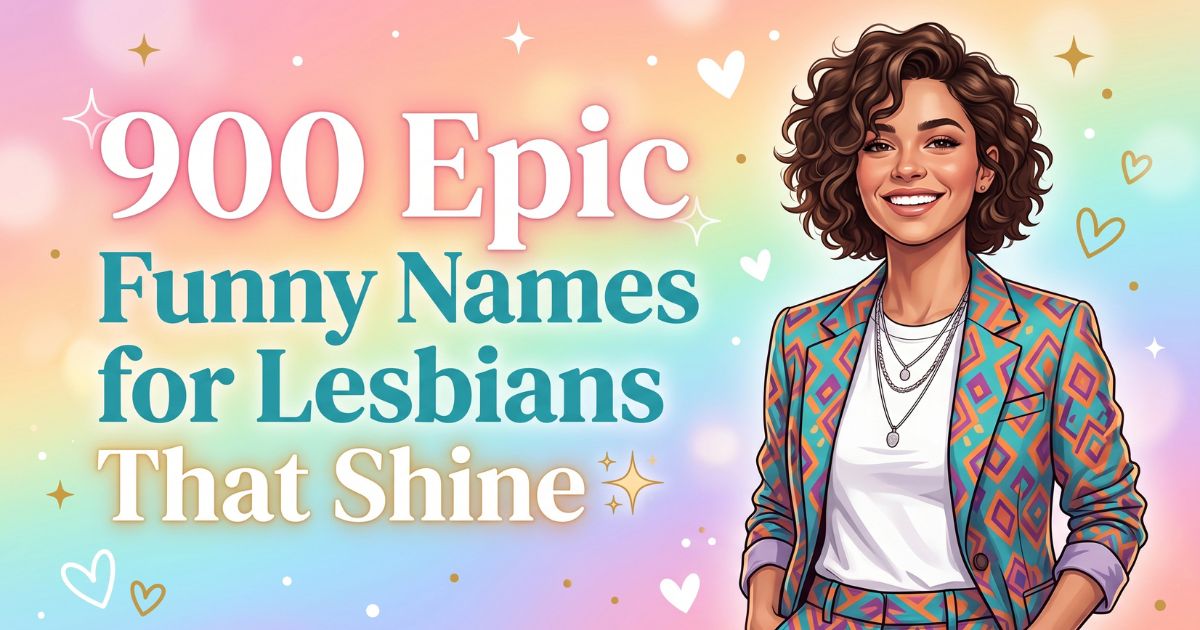 900 Epic Funny Names for Lesbians That Shine